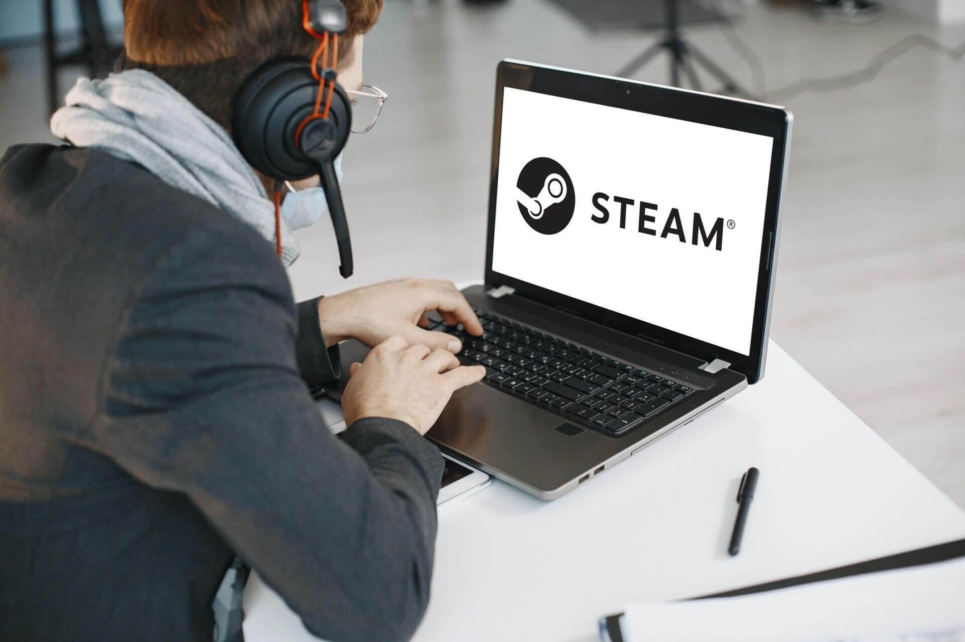 Fake Steam login page alert