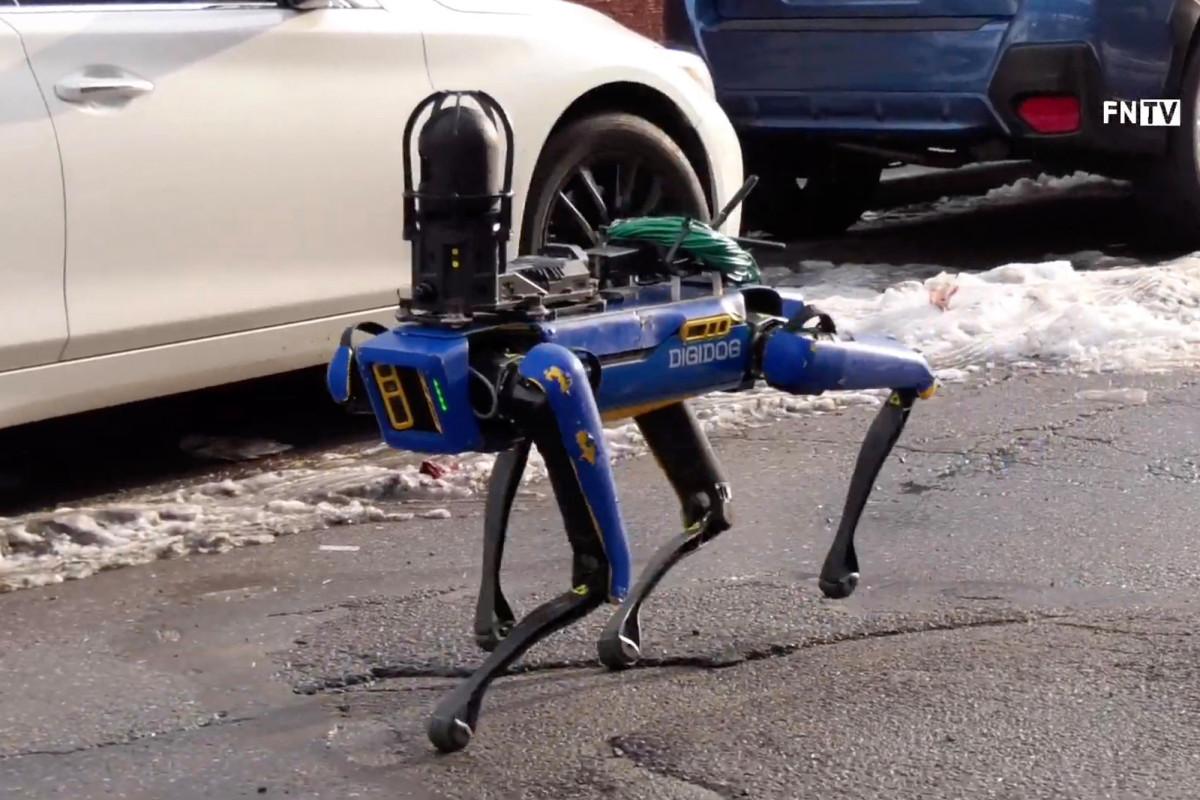 The NYPD robot dog. Image from New York Post