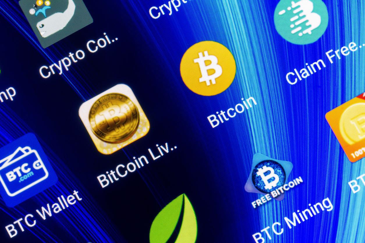 Mobile application for bitcoin