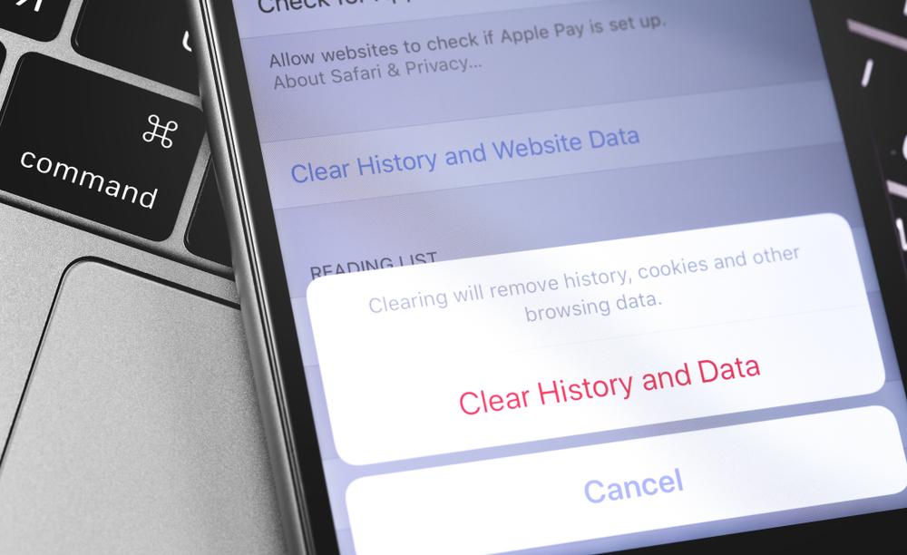 clear browsing history on iPhone and Mac