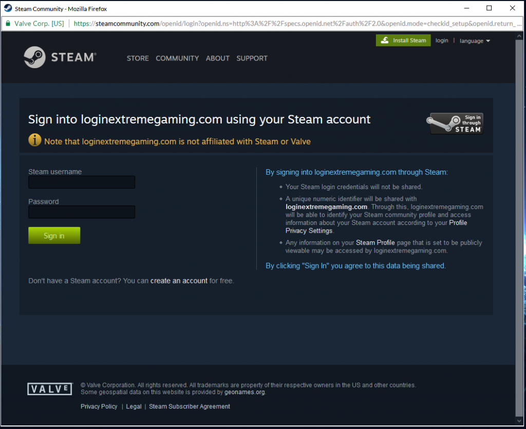 Fake Steam login_0618
