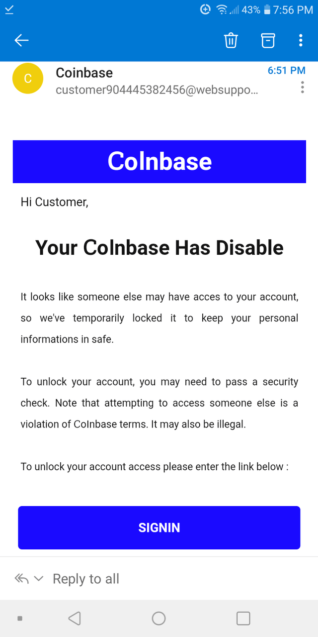 my coinbase account is locked