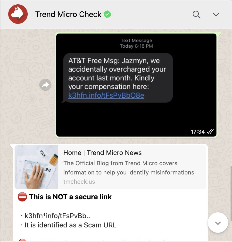 Trend Micro Check