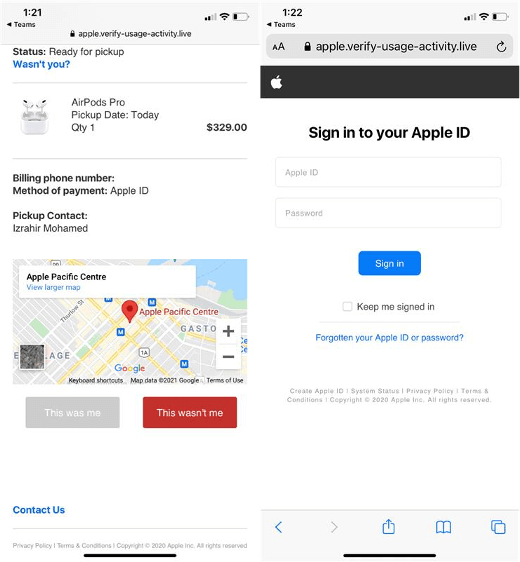 Spot the Scam_Apple ID_0910