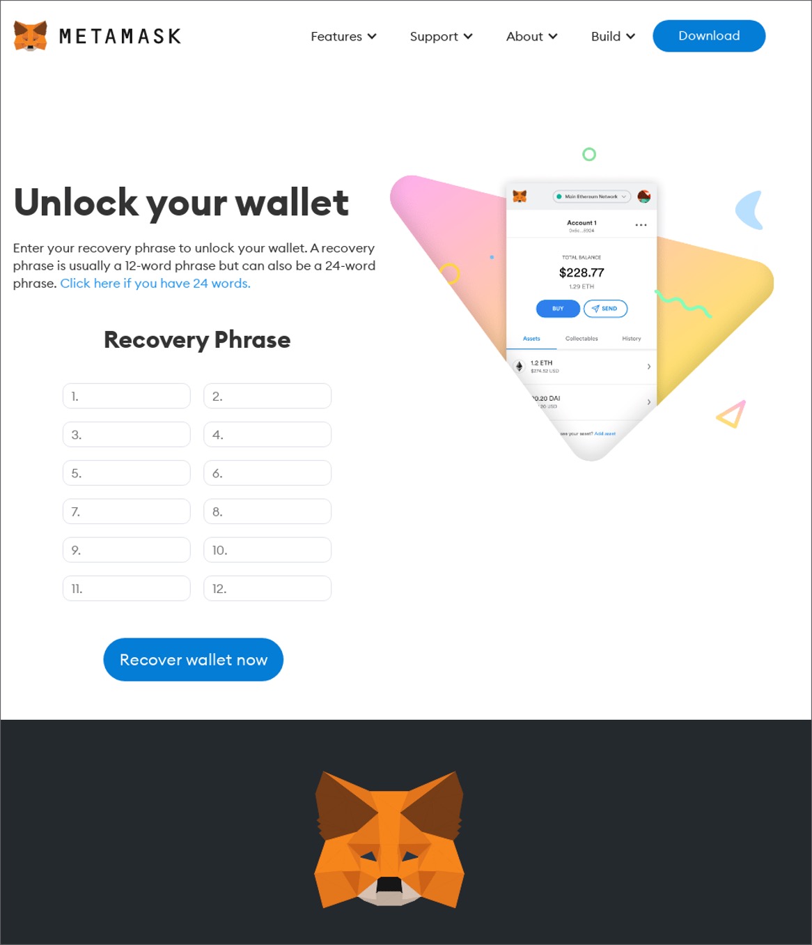 is there a fake metamask