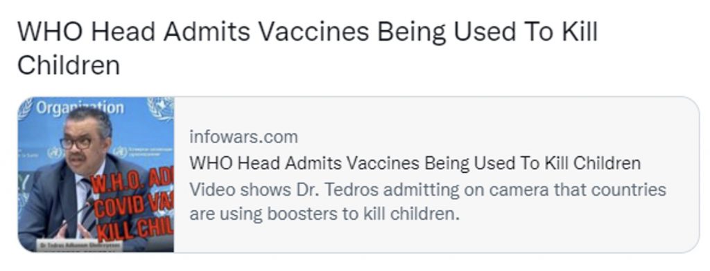 Vaccine kill children