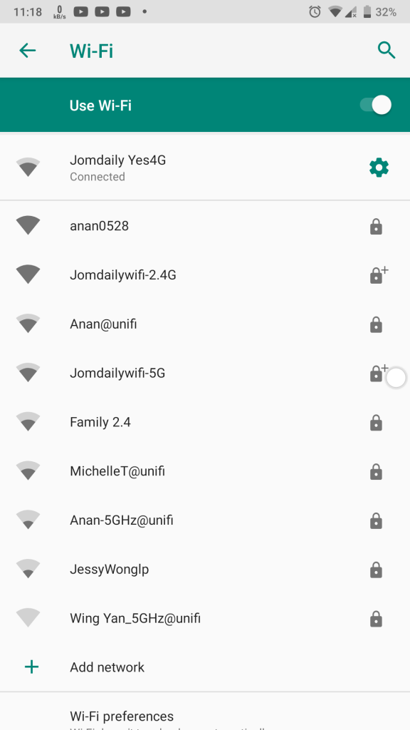 How to find ssid on Android.