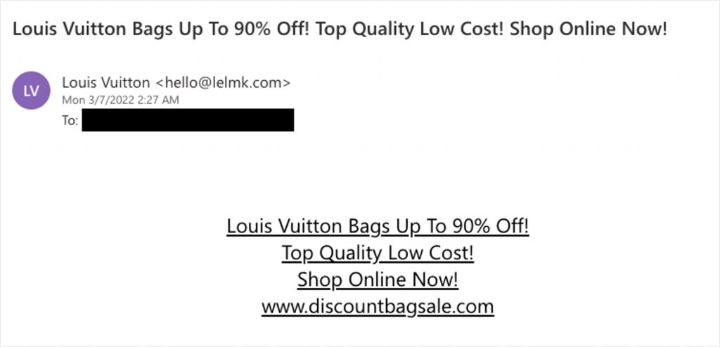Spot the Scam_Louis Vuitton_Email_20220311