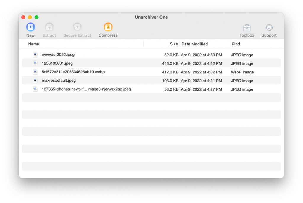 How to make a zip file on Mac