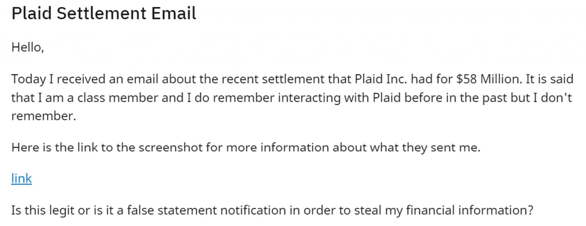 Is The Plaid Settlement Legit Trend Micro News