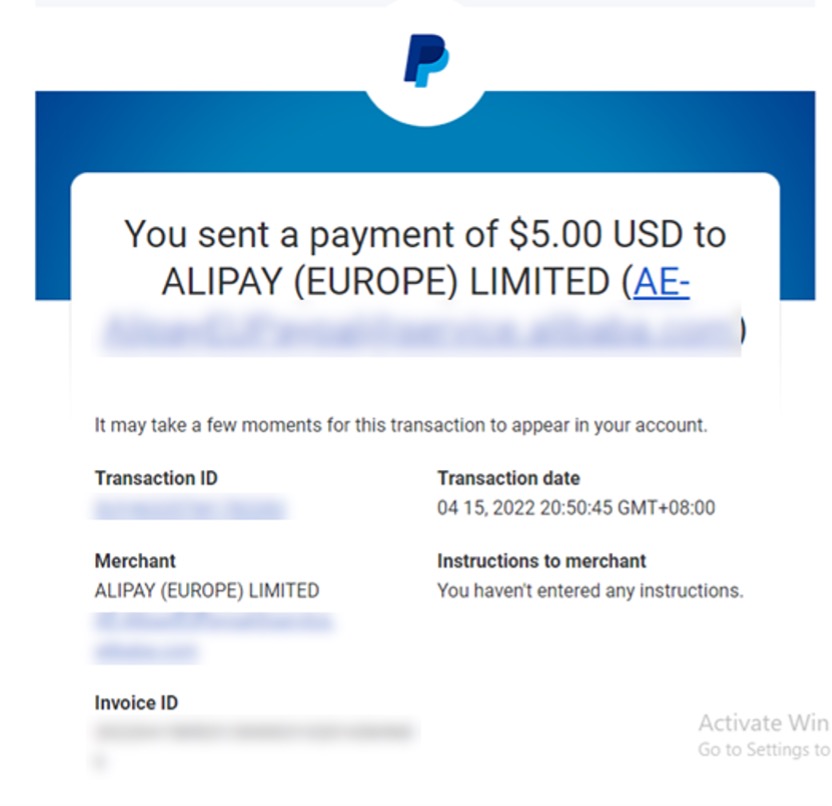 ErawanBikes_PayPal Scams_20220510_Email
