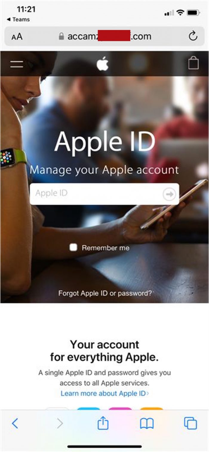 Apple ID Phishing Scams Code / Password Reset Email & Fake Security