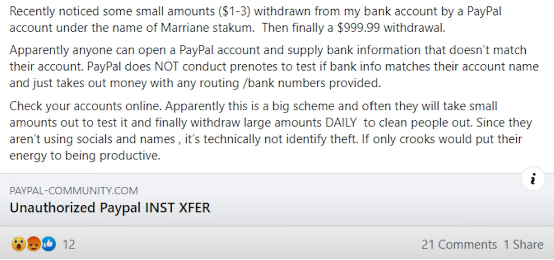 Web PayPal Prenote Scam — How to Stay Safe | Trend Micro News