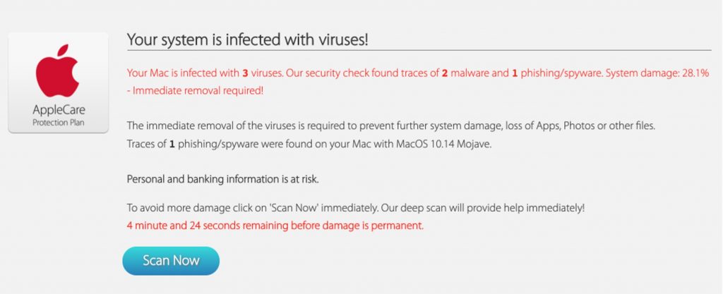 fake virus download mac