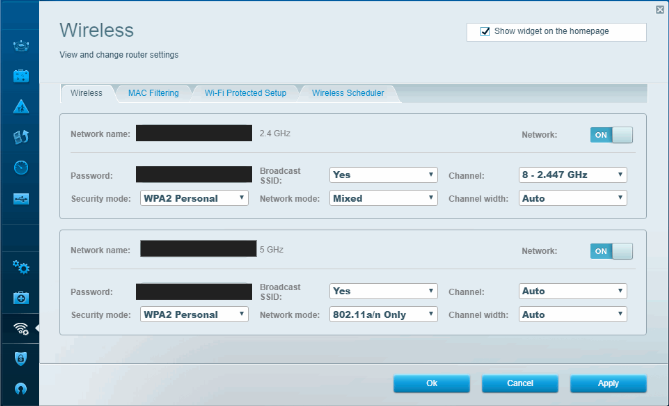 How to find a network security key on a router/modem