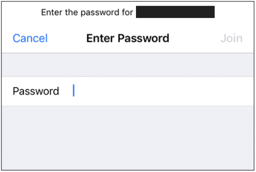 How to find a network security key on iPhone