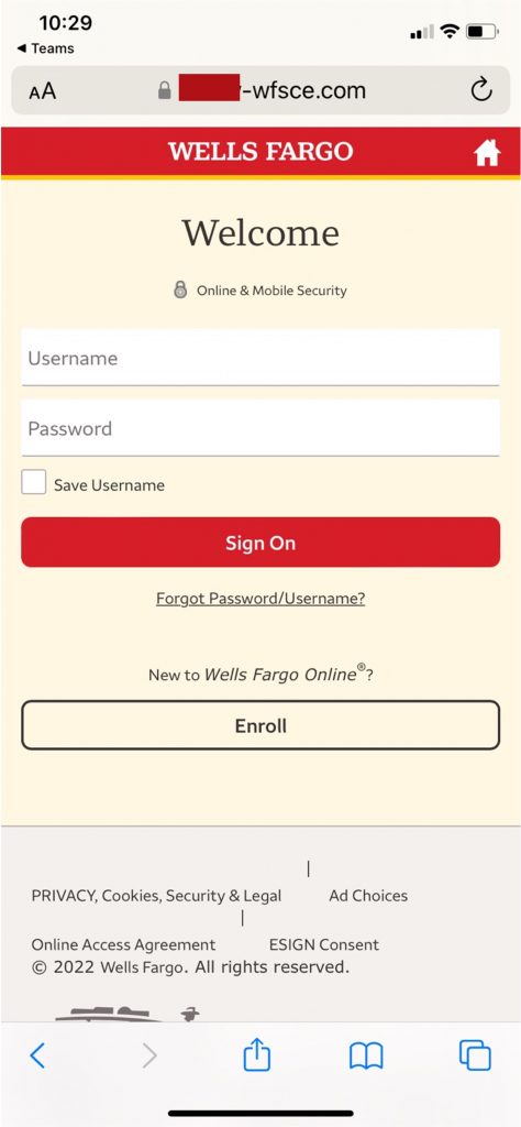 Find the scammers_Wells Fargo_20220617