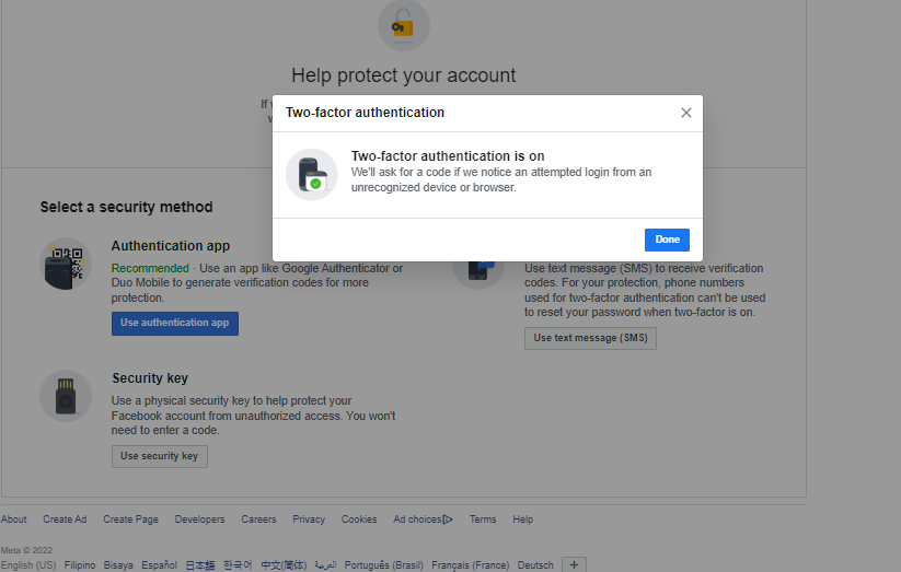 How to Enable Two-Factor Authentication (2FA) on Facebook