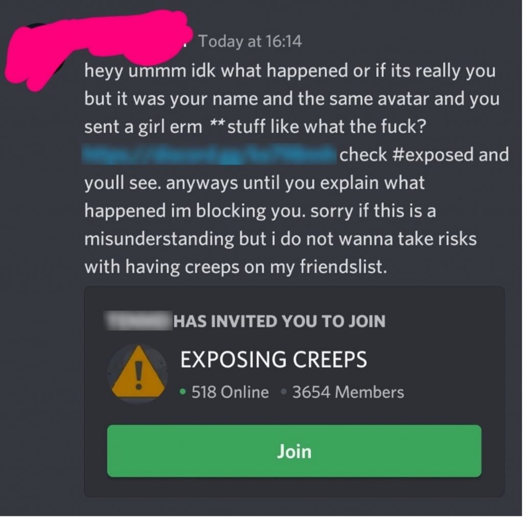 Discord where there is full of scam links