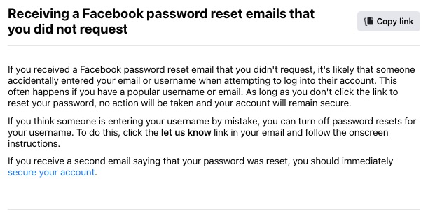 Facebook Account Recovery Code Email Scam or Legit_Facebook Help Center