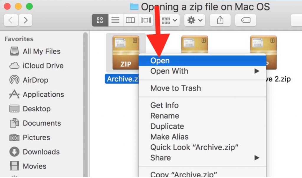 How to Unzip Files on Mac_1