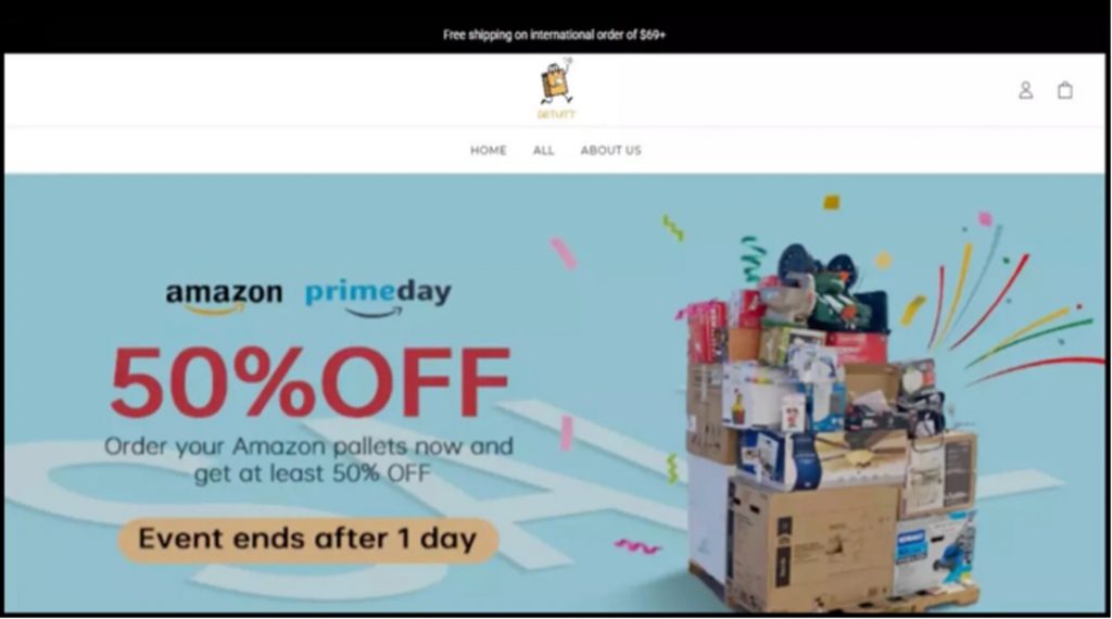 Online Shopping Scam_Getuitt website_Fake Amazon Prime Day_20220725