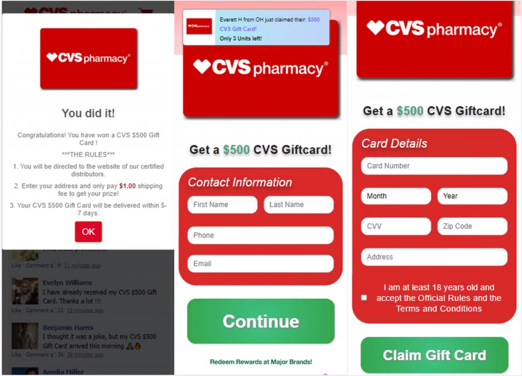 Spot the Scam_CVS Pharmacy Phishing Page_20220715_Credentials