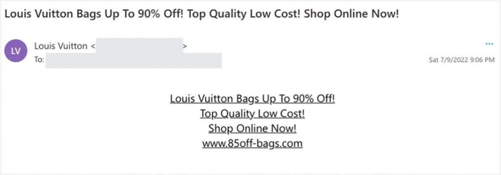 Spot the Scam_Louis Vuitton_Email_20220715
