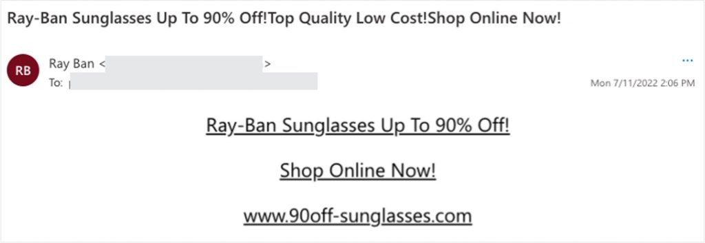 Spot the Scam_Ray-Ban_Email_20220715