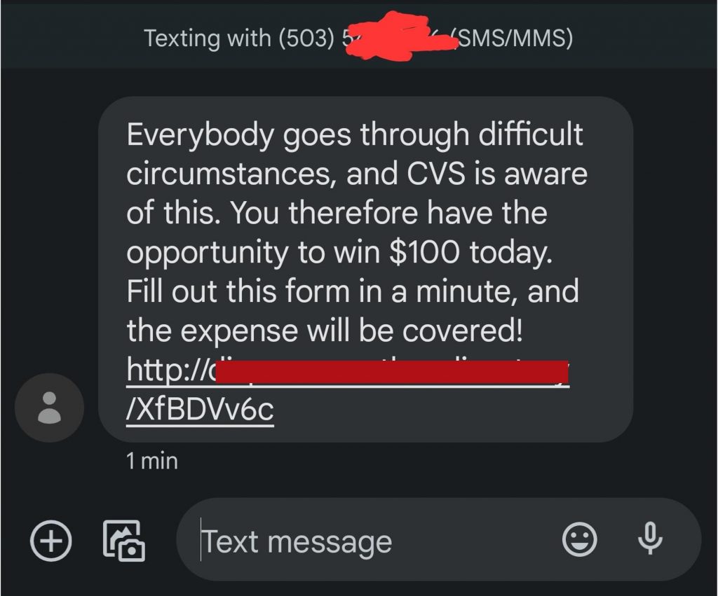 CVS text scams (3)