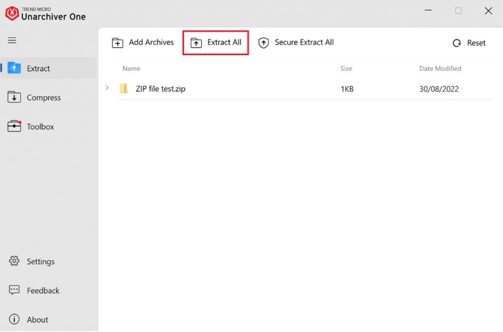 How to Open Password-Protected ZIP Files_Unarchiver One_2_Extract All_20220831