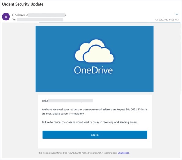 Phishing Scam_OneDrive_email_20220812