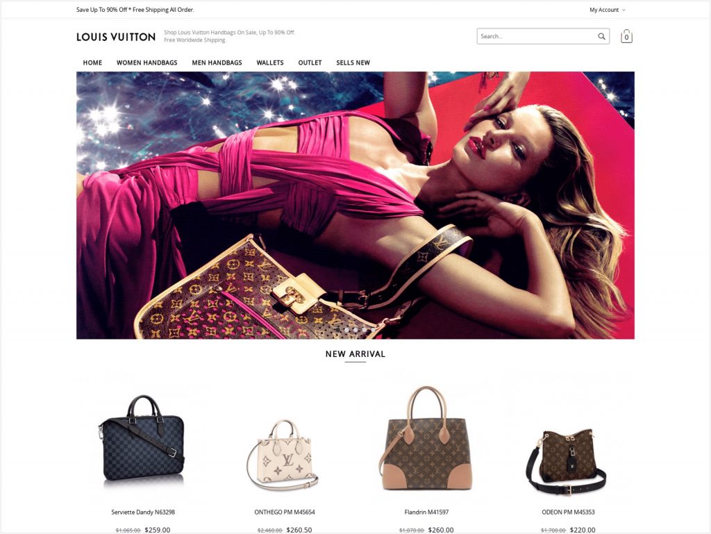 Spot the Scam_Louis Vuitton_Fake Page_20220819
