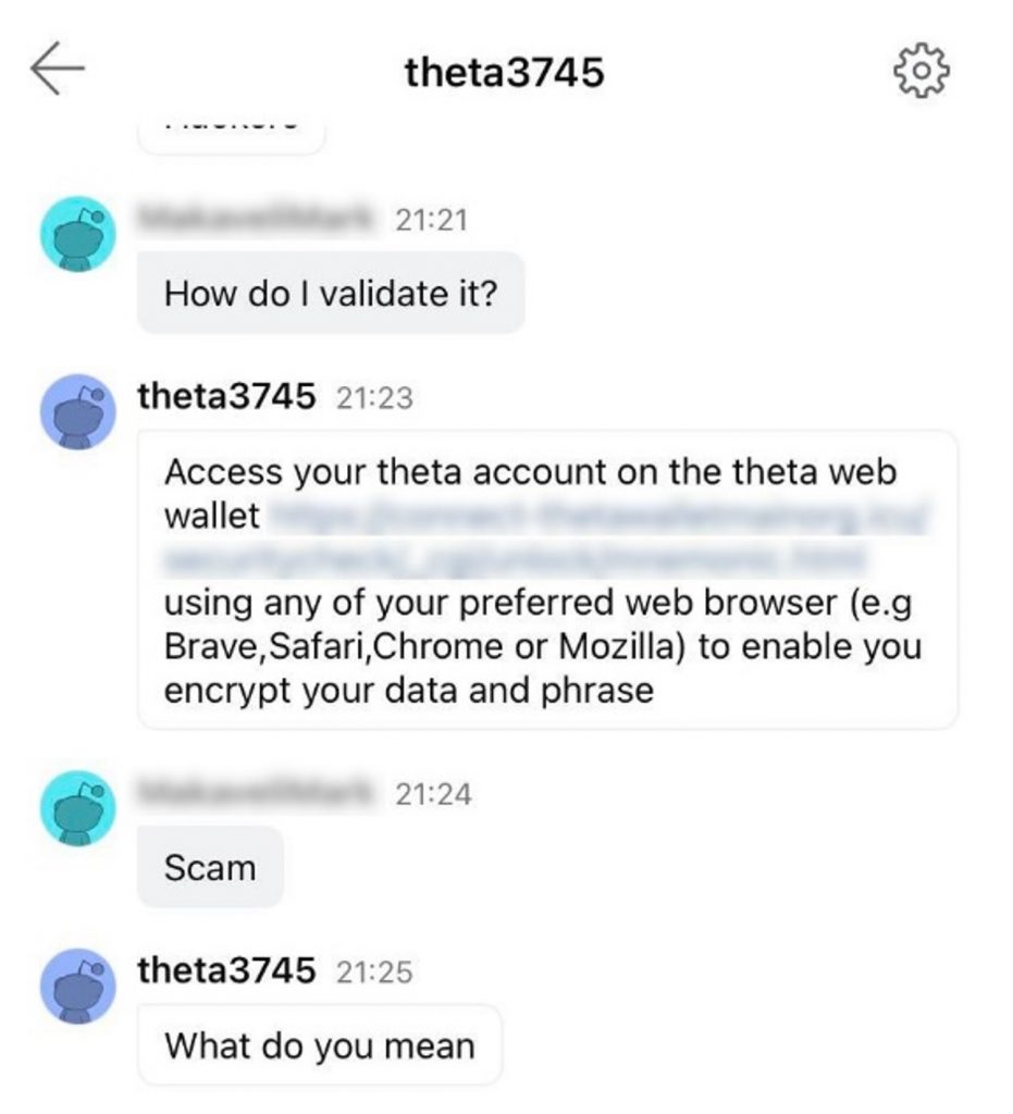 Crypto Scams_Theta Network Scams_Fake token giveaway_Reddit_2_20220923