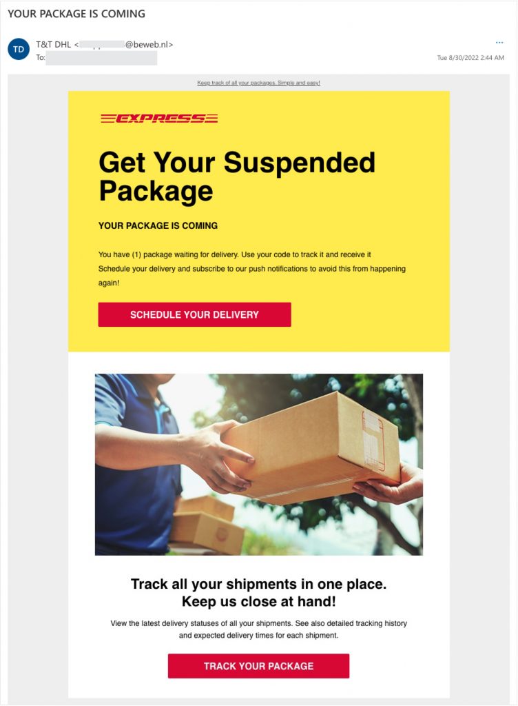 Spot the Scam_DHL Phishing email_2_20220902