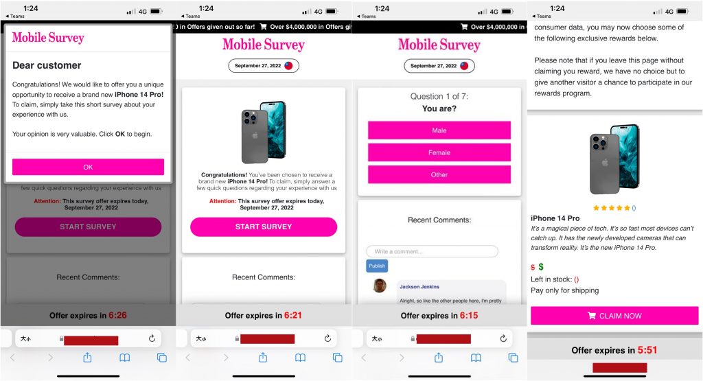 Spot the Scam_Mobile Survey_iPhone 14 Pro Page_20220930