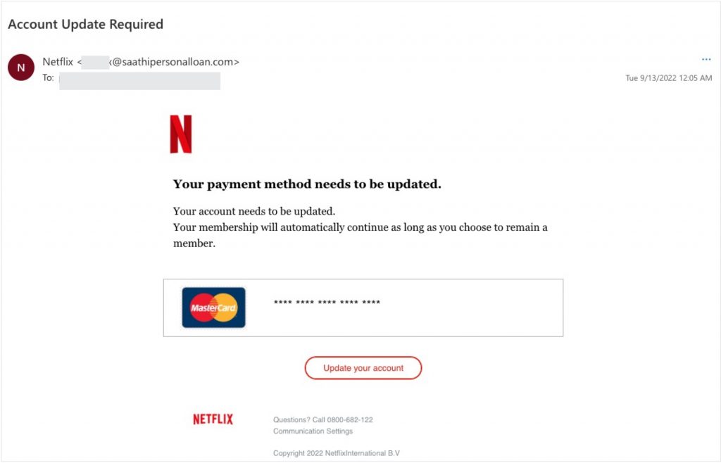 Spot the Scam_Netflix Paymeny Update_Email Phishing_20220916_2