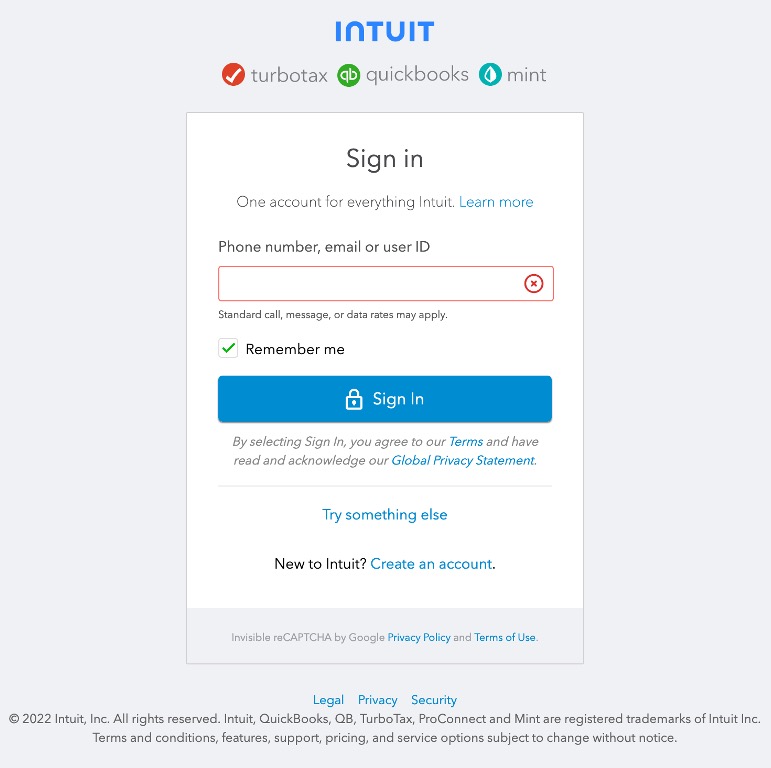 Spot the Scam_Real Intuit Email_Fake Intuit : QuickBook Login Page_20220930