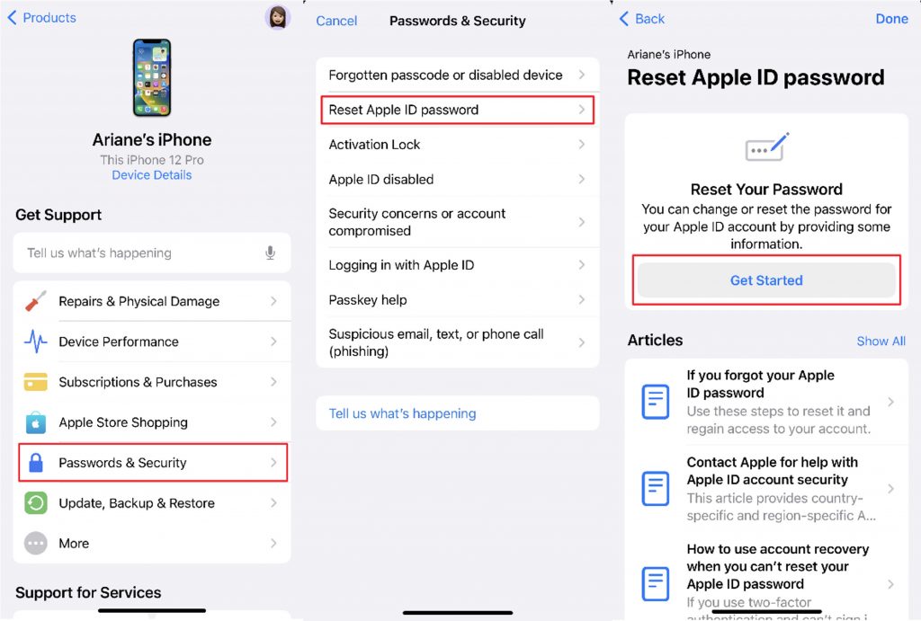 Change your Apple ID password - Apple Support