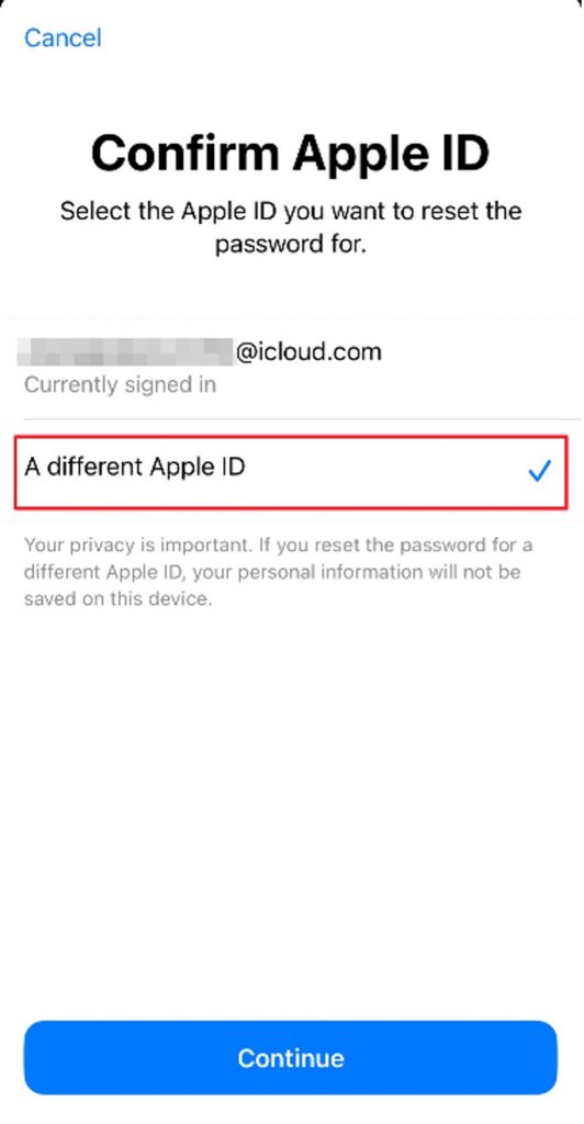 How to Reset Your Apple ID Password_20221027_Confirm Apple ID