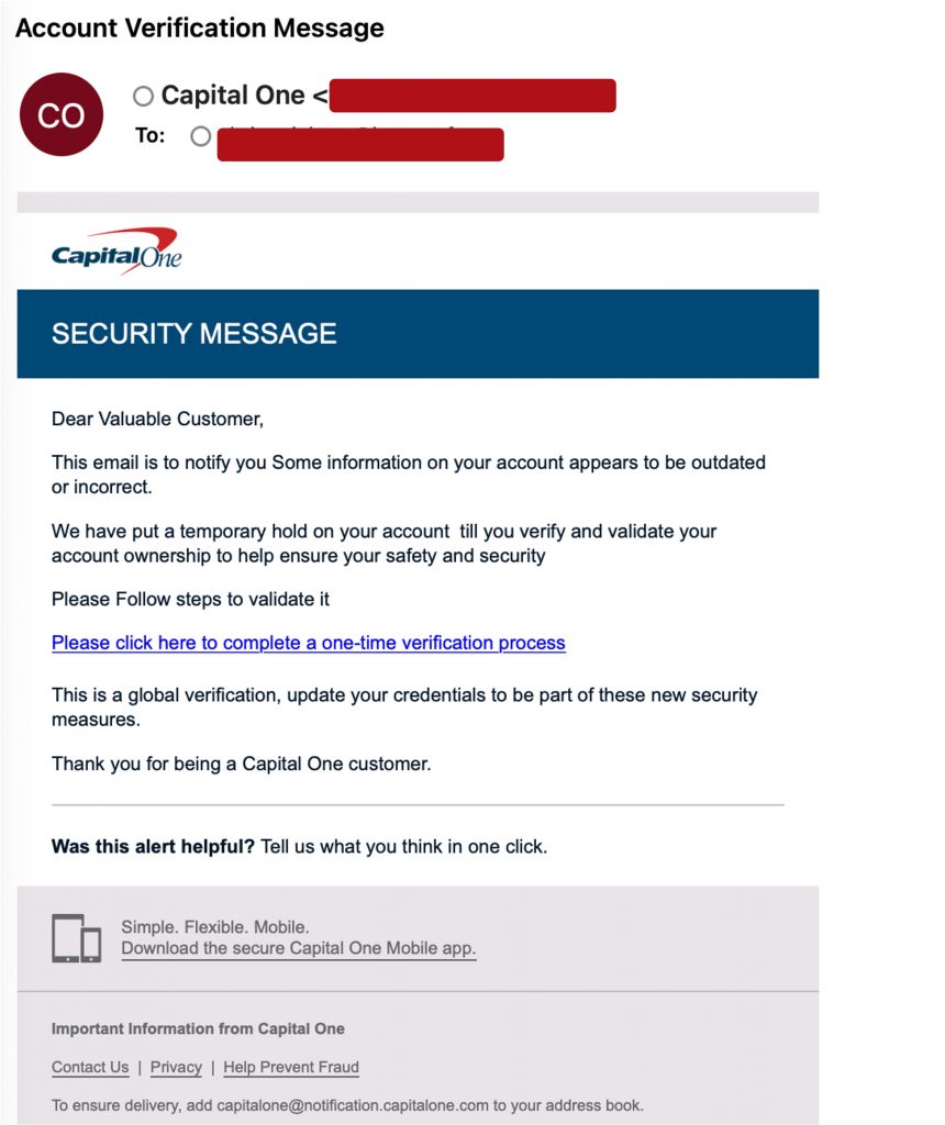 Spot the Scam_Capital One_Fake Security Alert_20221028