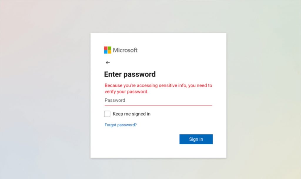 Detecte la estafa_Correo electrónico de alerta de seguridad_Página falsa de inicio de sesión de Microsoft_20221021