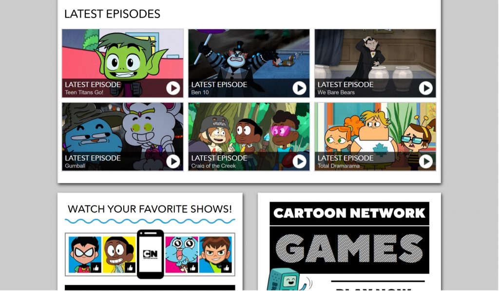5 อันดับเว็บไซต์ดูการ์ตูนออนไลน์ยอดนิยมสำหรับ FREE_Cartoon Network_20221012
