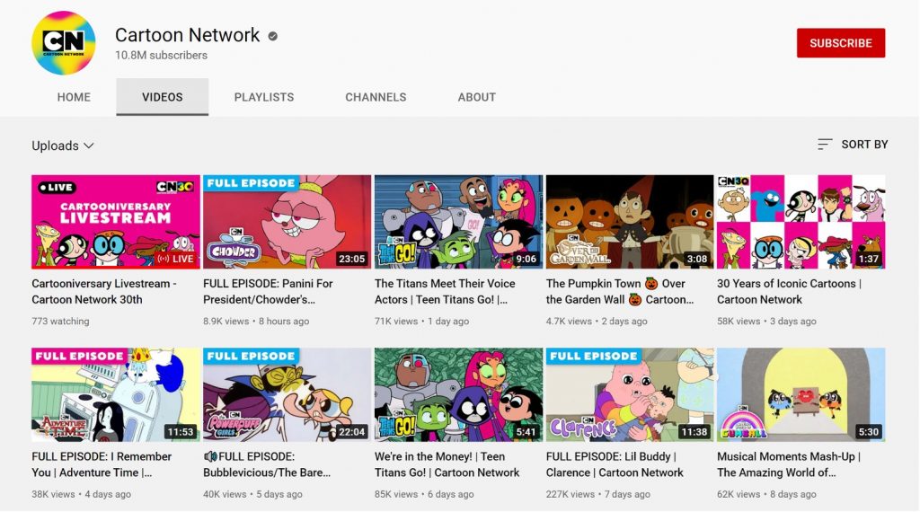 Watch cartoons best sale online website free