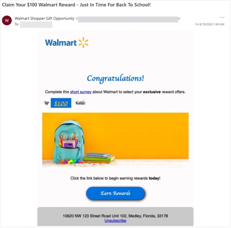 What is Spam_Walmart email spam_20221017