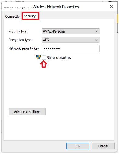 How to Share Wi-Fi Password_Finding Your Wi-Fi Password on Windows_Security tab_20221118
