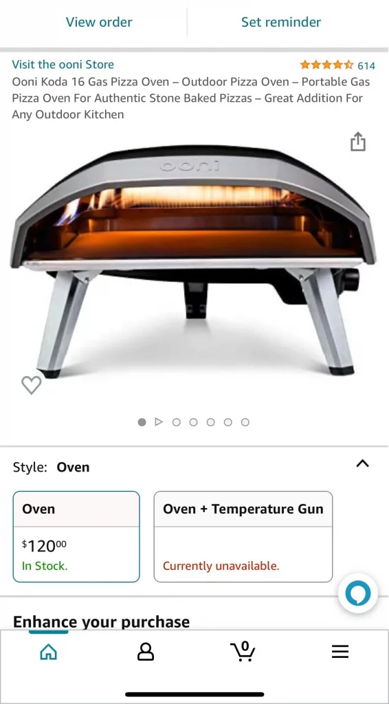 Scam Alert_Ooni Pizza Oven Amazon Scam_Listing_20221117