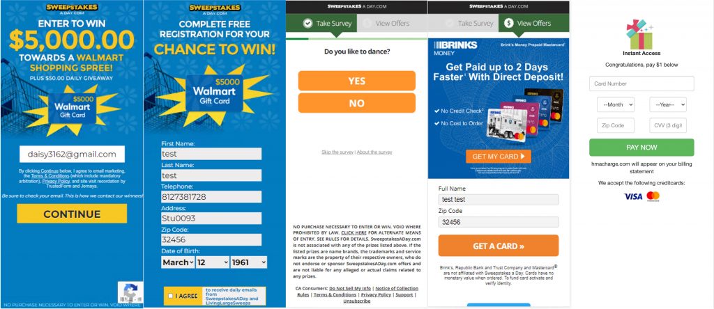 Spot the Scam_Walmart Sweepstake Scam_Survey Page_20221118