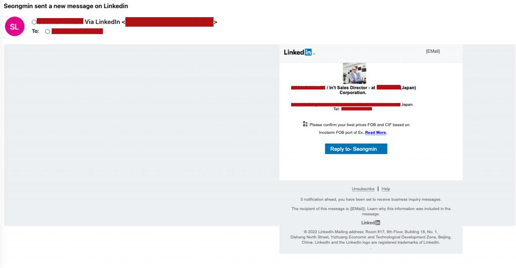 Spot the scam _LinkedIn Phishing_Email Scam_20221111