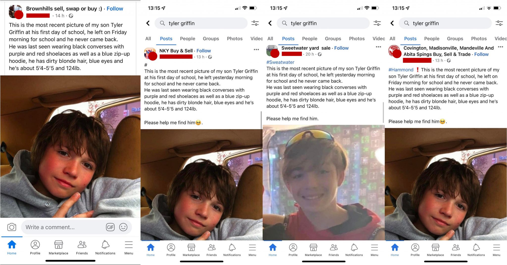 Tyler Griffin Missing Boy Scam Trend Micro News